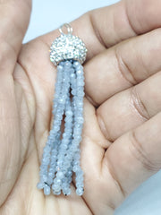 Facet Glass Bead Tassel