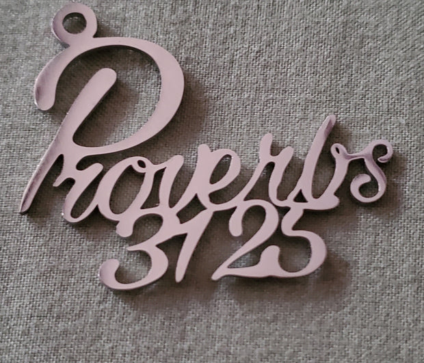 Cursive Charm "Proverbs 31:25