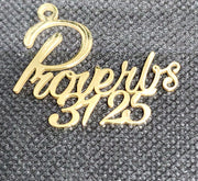 Cursive Charm "Proverbs 31:25