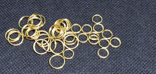 50pc Stainless Steel Split Rings