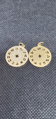 Zodiac Pendant Charm