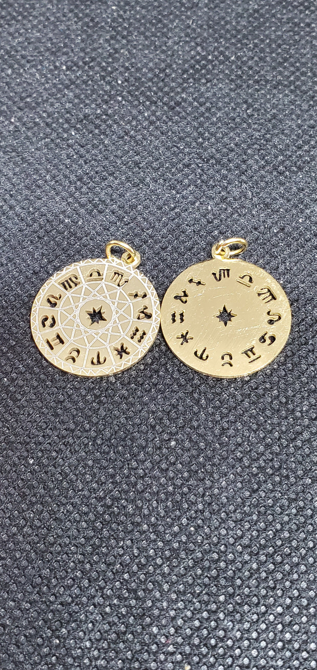 Zodiac Pendant Charm